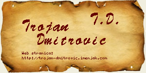 Trojan Dmitrović vizit kartica